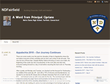 Tablet Screenshot of ndfairfield.wordpress.com
