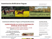 Tablet Screenshot of inseminacionartificialyeguas.wordpress.com