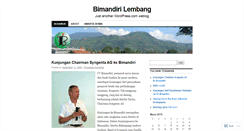 Desktop Screenshot of bimandiri.wordpress.com