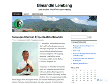 Tablet Screenshot of bimandiri.wordpress.com