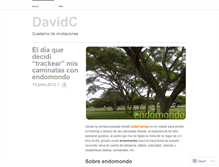 Tablet Screenshot of davidcastellanos.wordpress.com