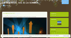 Desktop Screenshot of lomejordelsoleslasombra.wordpress.com