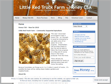 Tablet Screenshot of littleredtruckfarm.wordpress.com