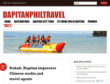 Tablet Screenshot of dapitanphiltravel.wordpress.com