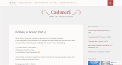 Desktop Screenshot of cashmeres.wordpress.com