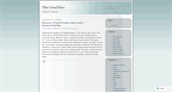 Desktop Screenshot of cinefiles.wordpress.com