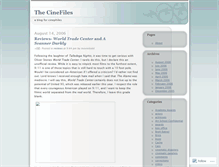 Tablet Screenshot of cinefiles.wordpress.com
