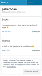 Mobile Screenshot of pakaroosa.wordpress.com