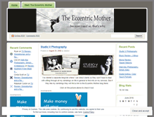 Tablet Screenshot of eccentricmother.wordpress.com