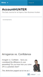 Mobile Screenshot of accounthunter.wordpress.com