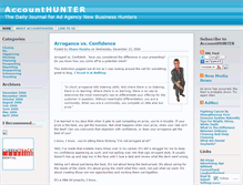 Tablet Screenshot of accounthunter.wordpress.com