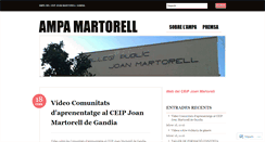 Desktop Screenshot of ampamartorell.wordpress.com