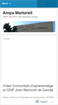 Mobile Screenshot of ampamartorell.wordpress.com