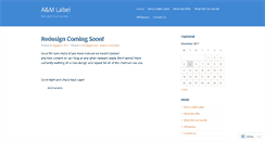 Desktop Screenshot of amlabel.wordpress.com