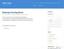 Tablet Screenshot of amlabel.wordpress.com
