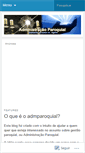Mobile Screenshot of admparoquial.wordpress.com