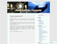 Tablet Screenshot of admparoquial.wordpress.com