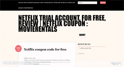 Desktop Screenshot of netflixcouponcode.wordpress.com