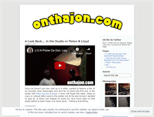 Tablet Screenshot of onthajon.wordpress.com