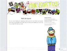Tablet Screenshot of mademoisellekaktus.wordpress.com