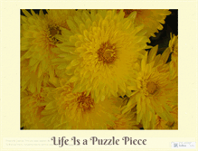 Tablet Screenshot of lifeisapuzzlepiece.wordpress.com