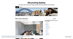 Desktop Screenshot of discoveringsydney.wordpress.com