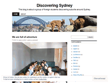 Tablet Screenshot of discoveringsydney.wordpress.com