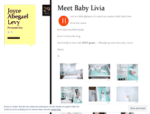 Tablet Screenshot of joyceabegaellevy.wordpress.com