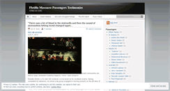 Desktop Screenshot of flotillamassacrepassengers.wordpress.com