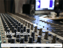 Tablet Screenshot of hopestudios.wordpress.com