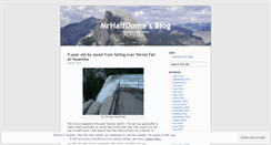 Desktop Screenshot of mrhalfdome.wordpress.com