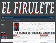 Tablet Screenshot of elfirulete.wordpress.com