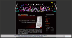 Desktop Screenshot of pinkgrapwine.wordpress.com