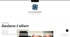 Desktop Screenshot of kiwiclubsweden.wordpress.com