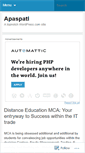 Mobile Screenshot of apaspati.wordpress.com