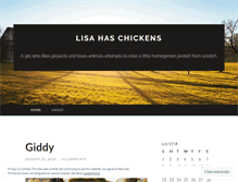 Tablet Screenshot of lisahaschickens.wordpress.com