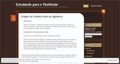 Desktop Screenshot of estudandoparaovestibular.wordpress.com