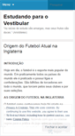 Mobile Screenshot of estudandoparaovestibular.wordpress.com