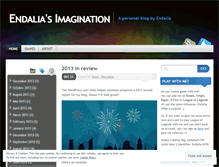 Tablet Screenshot of endalia.wordpress.com