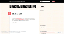 Desktop Screenshot of maravilhasdobr.wordpress.com