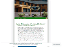 Tablet Screenshot of lakeminocquaresorts.wordpress.com