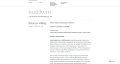 Desktop Screenshot of budikent.wordpress.com