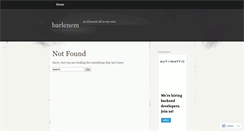 Desktop Screenshot of barlenem.wordpress.com