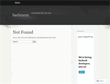 Tablet Screenshot of barlenem.wordpress.com