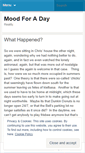 Mobile Screenshot of moodforaday.wordpress.com