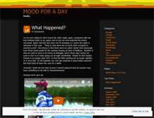 Tablet Screenshot of moodforaday.wordpress.com