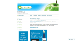 Desktop Screenshot of biospajz.wordpress.com