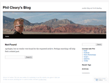 Tablet Screenshot of mnphilcleary.wordpress.com