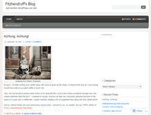 Tablet Screenshot of fitzhendroff.wordpress.com