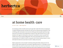 Tablet Screenshot of herbertca.wordpress.com